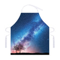 Night Sky Milky Way Print Adjustable Apron