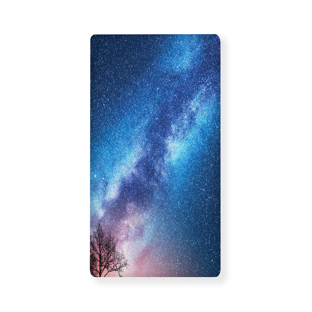 Night Sky Milky Way Print Baby Crib Sheet