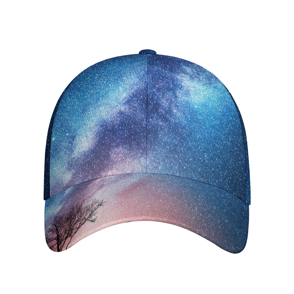 Night Sky Milky Way Print Baseball Cap