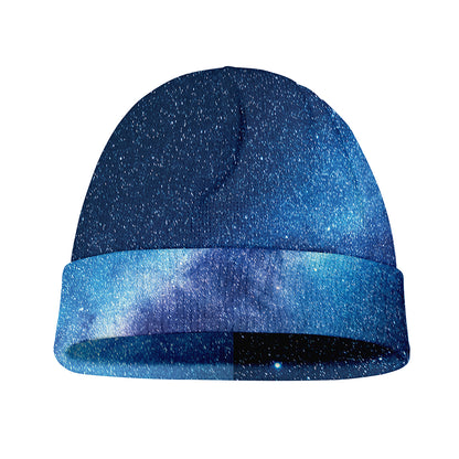 Night Sky Milky Way Print Beanie