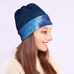 Night Sky Milky Way Print Beanie