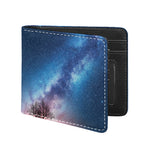 Night Sky Milky Way Print Bifold Wallet