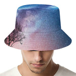 Night Sky Milky Way Print Bucket Hat
