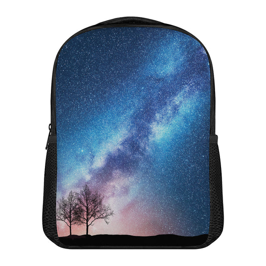 Night Sky Milky Way Print Casual Backpack