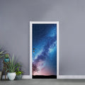 Night Sky Milky Way Print Door Sticker