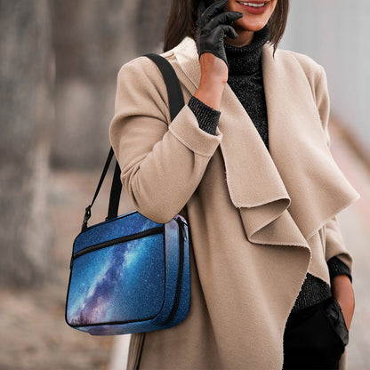 Night Sky Milky Way Print Double Strap Bible Bag