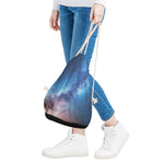 Night Sky Milky Way Print Drawstring Bag