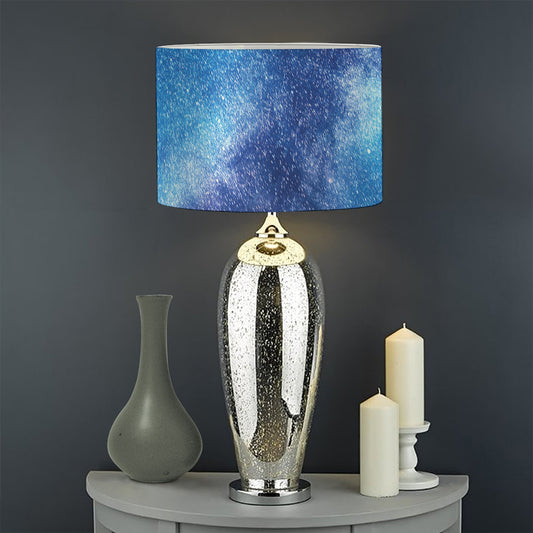 Night Sky Milky Way Print Drum Lamp Shade