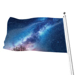 Night Sky Milky Way Print Flag