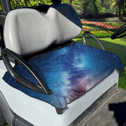 Night Sky Milky Way Print Golf Cart Seat Cover