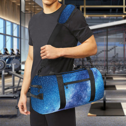 Night Sky Milky Way Print Gym Bag