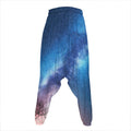 Night Sky Milky Way Print Hammer Pants
