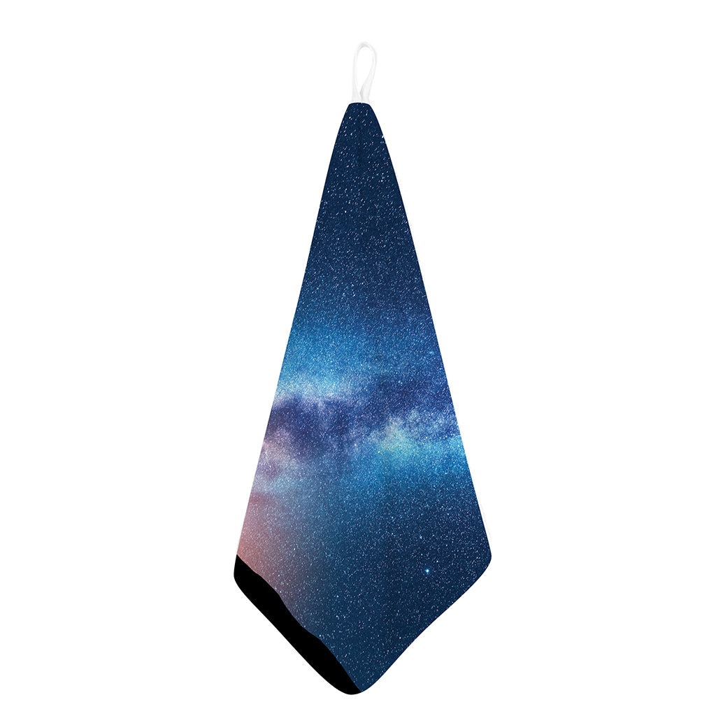 Night Sky Milky Way Print Hand Towel
