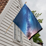 Night Sky Milky Way Print House Flag
