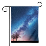 Night Sky Milky Way Print House Flag
