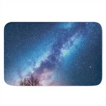 Night Sky Milky Way Print Indoor Door Mat