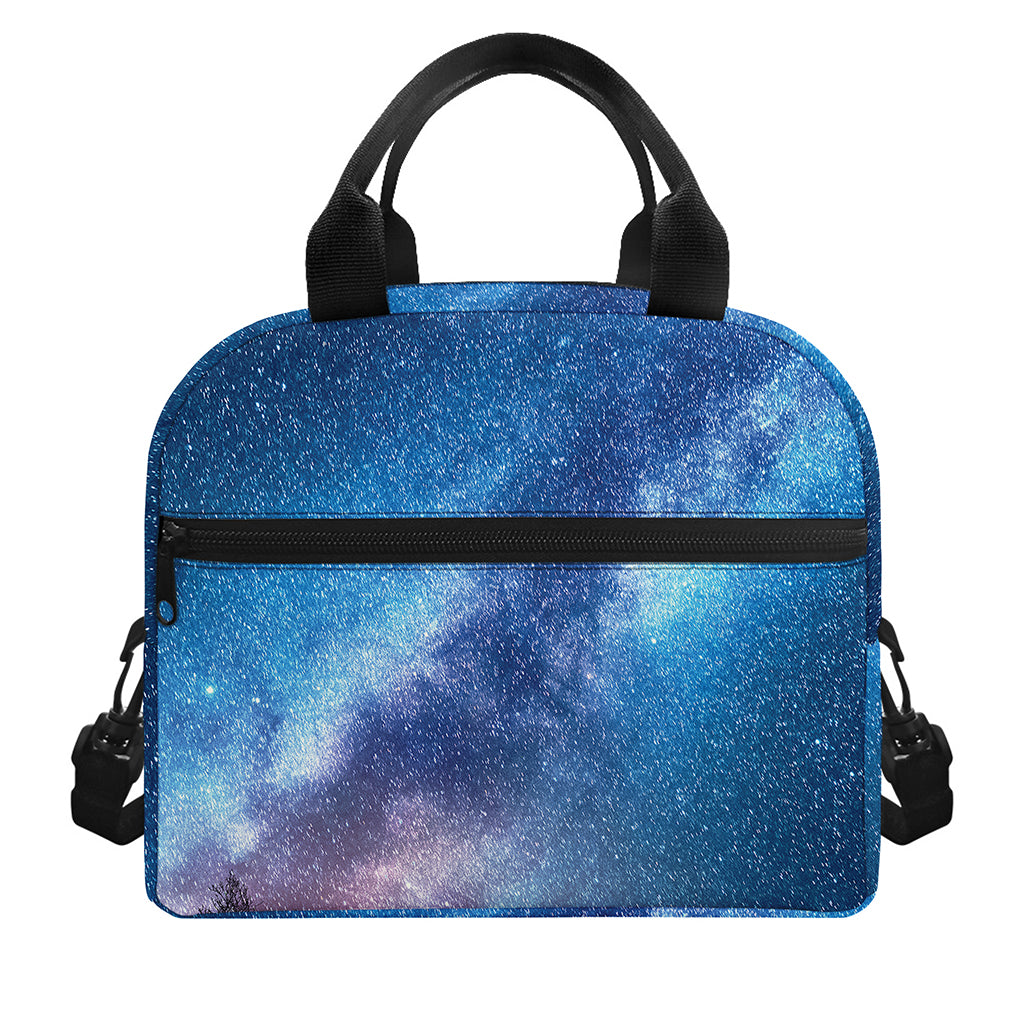 Night Sky Milky Way Print Insulated Lunch Bag