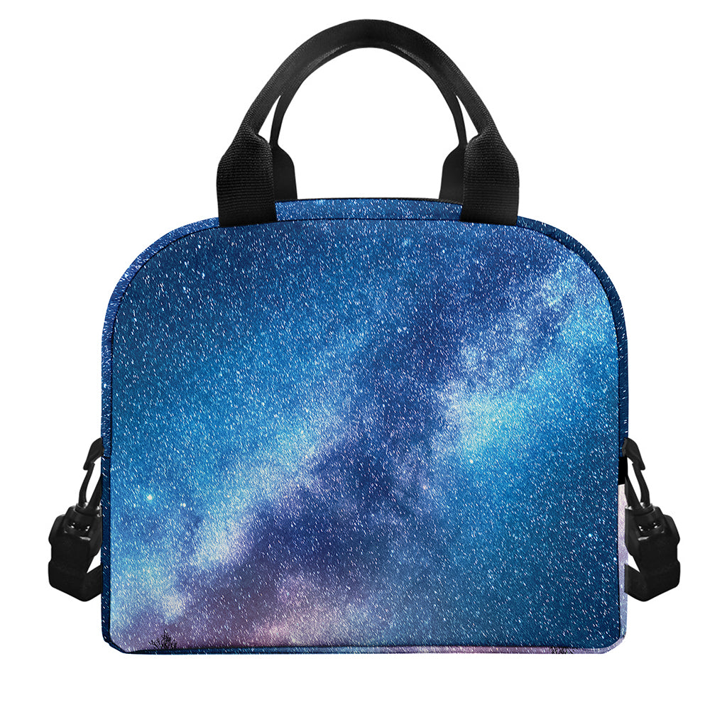Night Sky Milky Way Print Insulated Lunch Bag