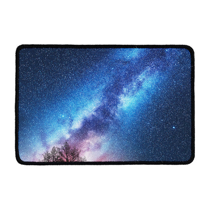Night Sky Milky Way Print Kitchen Mat