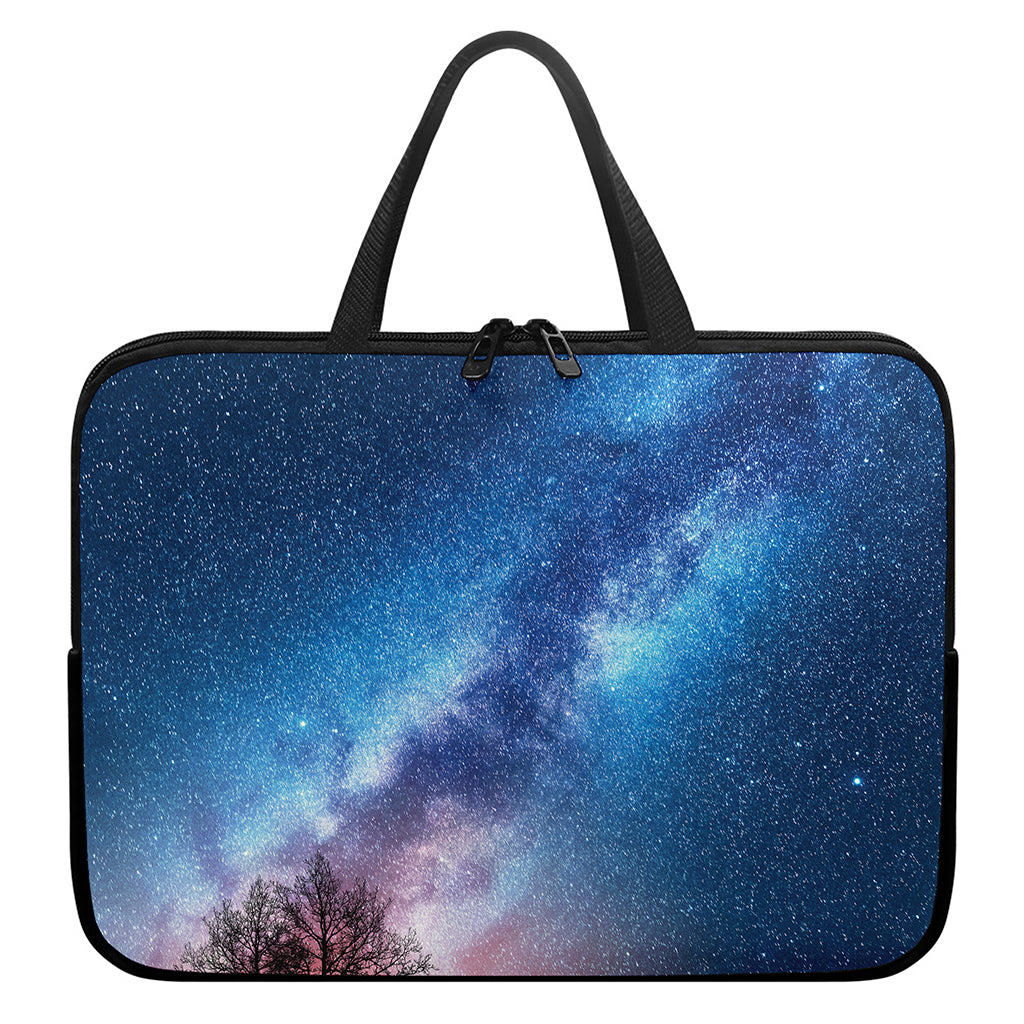 Night Sky Milky Way Print Laptop Sleeve With Handle
