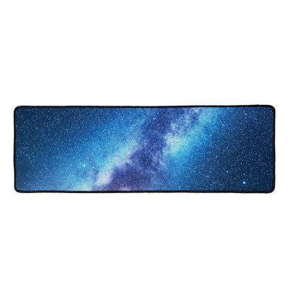 Night Sky Milky Way Print Long Kitchen Mat