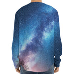 Night Sky Milky Way Print Long Sleeve Baseball Jersey