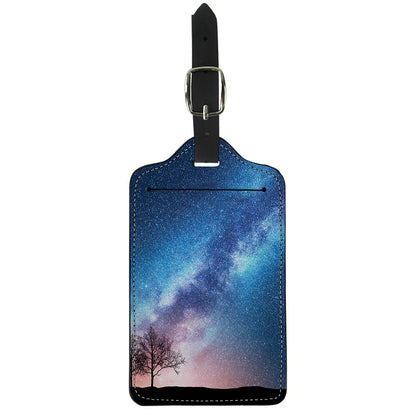 Night Sky Milky Way Print Luggage Tag