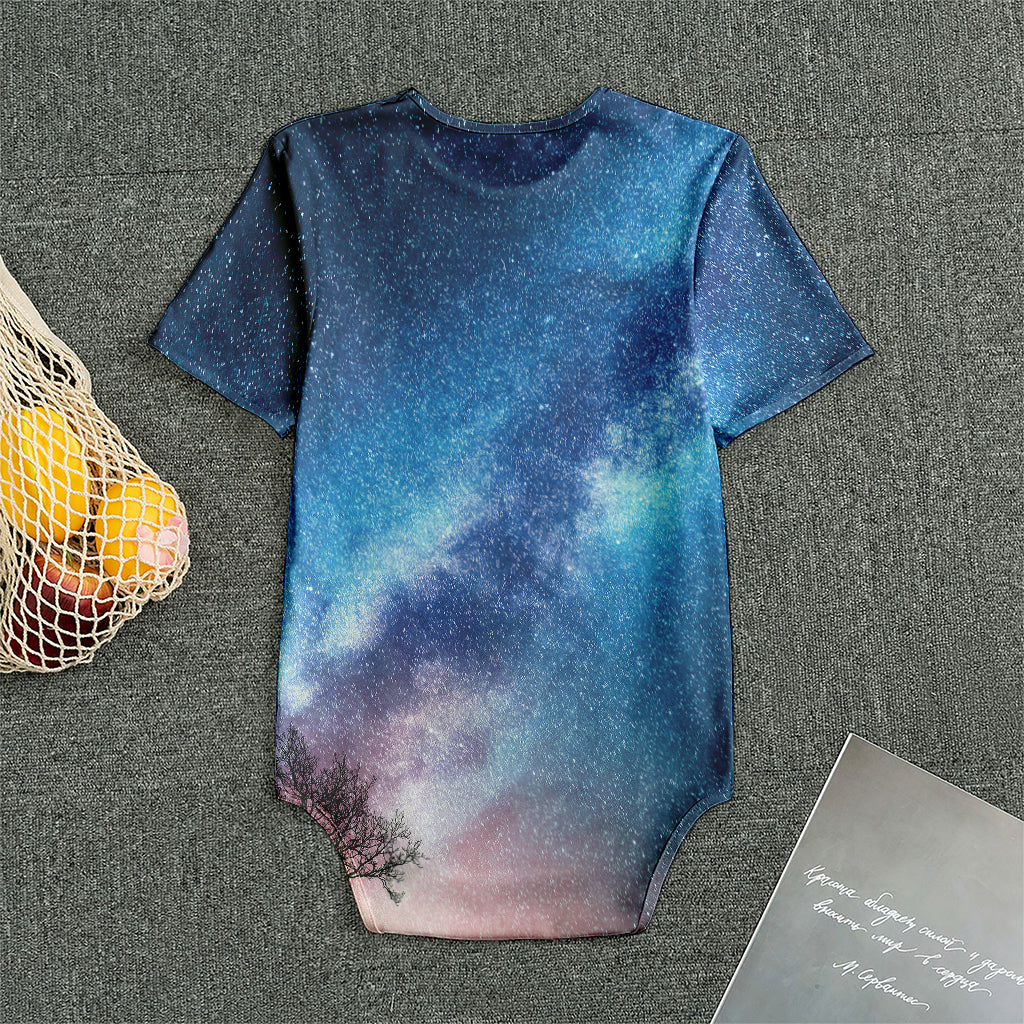 Night Sky Milky Way Print Men's Bodysuit