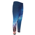 Night Sky Milky Way Print Men's Compression Pants