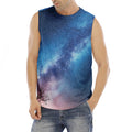 Night Sky Milky Way Print Men's Fitness Tank Top