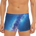 Night Sky Milky Way Print Men's Short Boxer Briefs