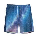 Night Sky Milky Way Print Men's Sports Shorts