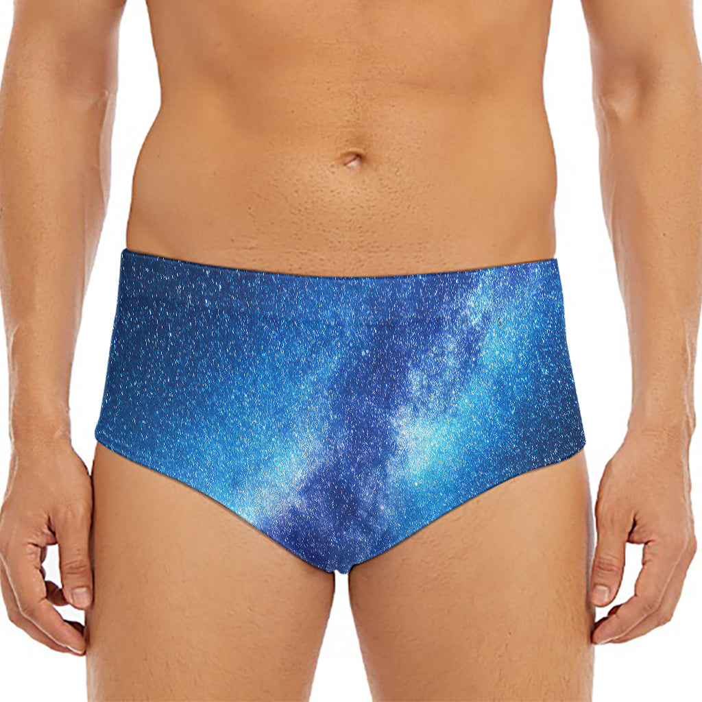 Night Sky Milky Way Print Men's Triangle Swim Briefs