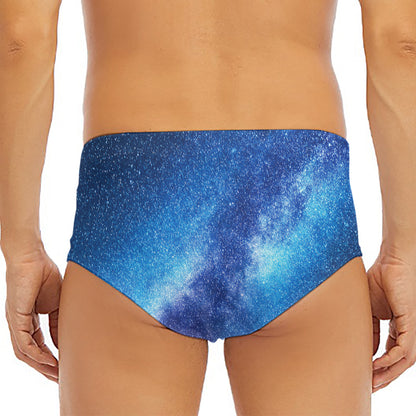 Night Sky Milky Way Print Men's Triangle Swim Briefs