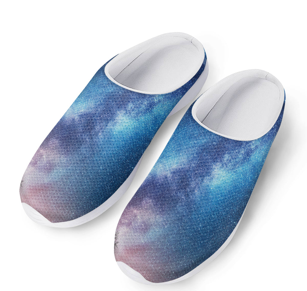 Night Sky Milky Way Print Mesh Casual Shoes