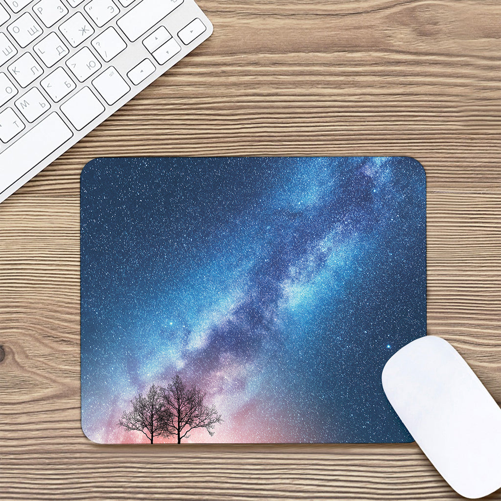 Night Sky Milky Way Print Mouse Pad