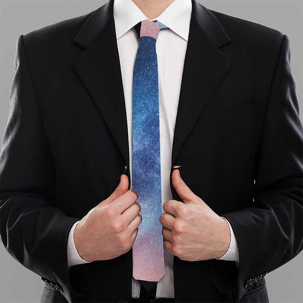 Night Sky Milky Way Print Necktie