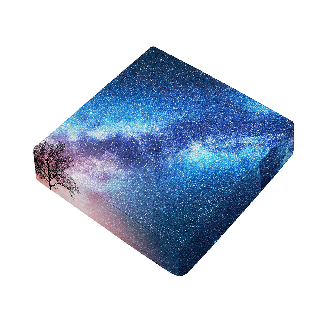 Night Sky Milky Way Print Outdoor Seat Cushion Cover