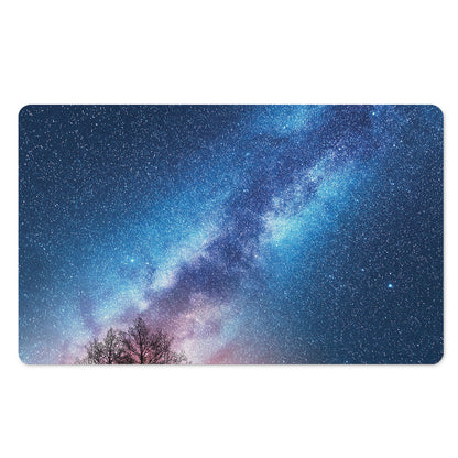 Night Sky Milky Way Print Polyester Doormat