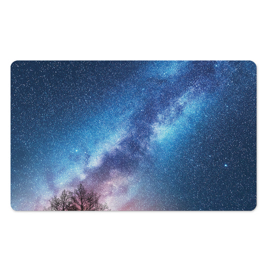 Night Sky Milky Way Print Polyester Doormat