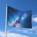 Night Sky Milky Way Print Polyester Flag