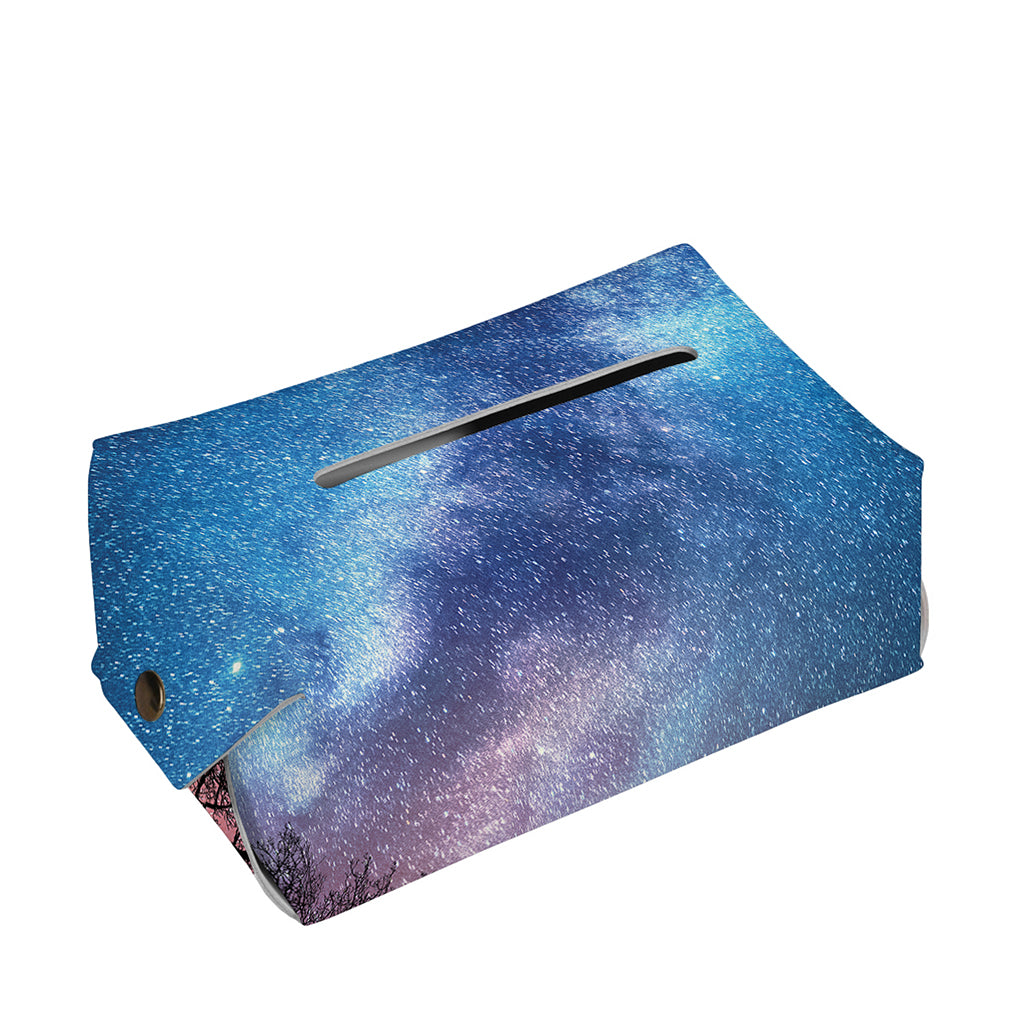 Night Sky Milky Way Print Rectangle Tissue Box Cover