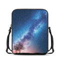 Night Sky Milky Way Print Rectangular Crossbody Bag