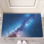 Night Sky Milky Way Print Rubber Doormat