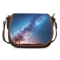 Night Sky Milky Way Print Saddle Bag