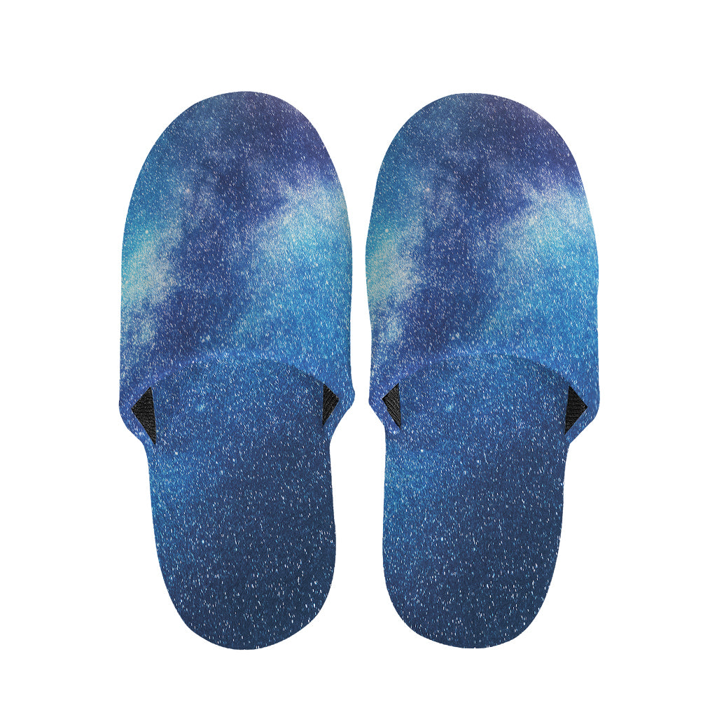 Night Sky Milky Way Print Slippers