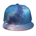Night Sky Milky Way Print Snapback Cap