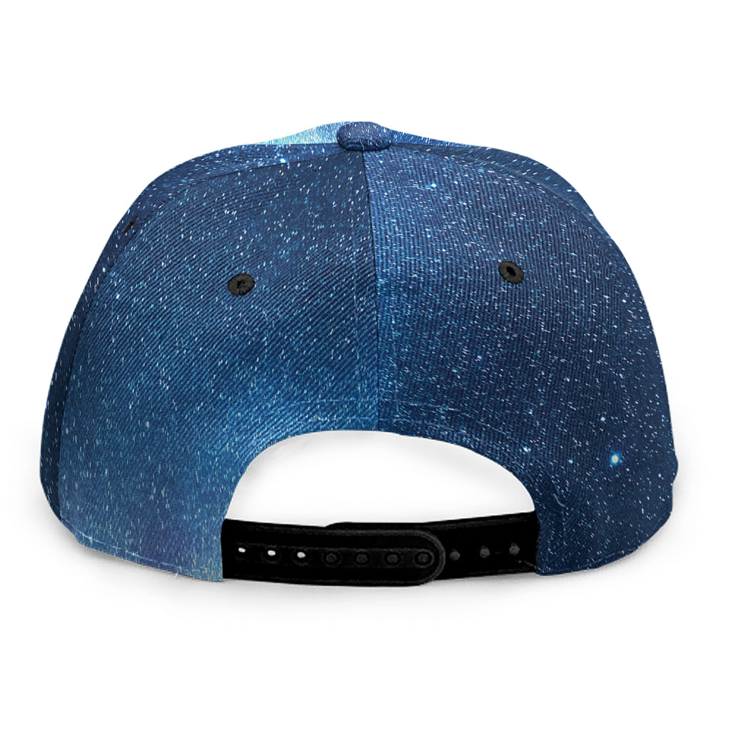 Night Sky Milky Way Print Snapback Cap