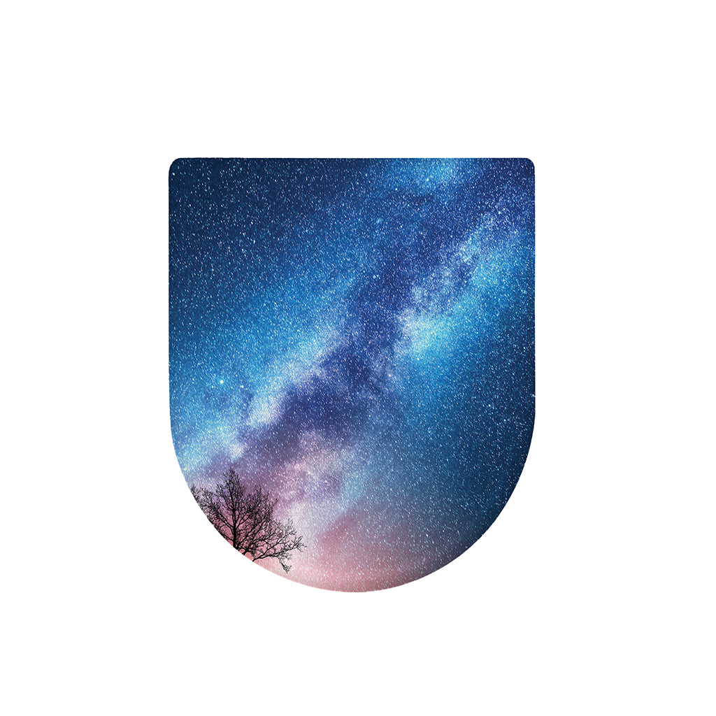Night Sky Milky Way Print Toilet Lid Cover