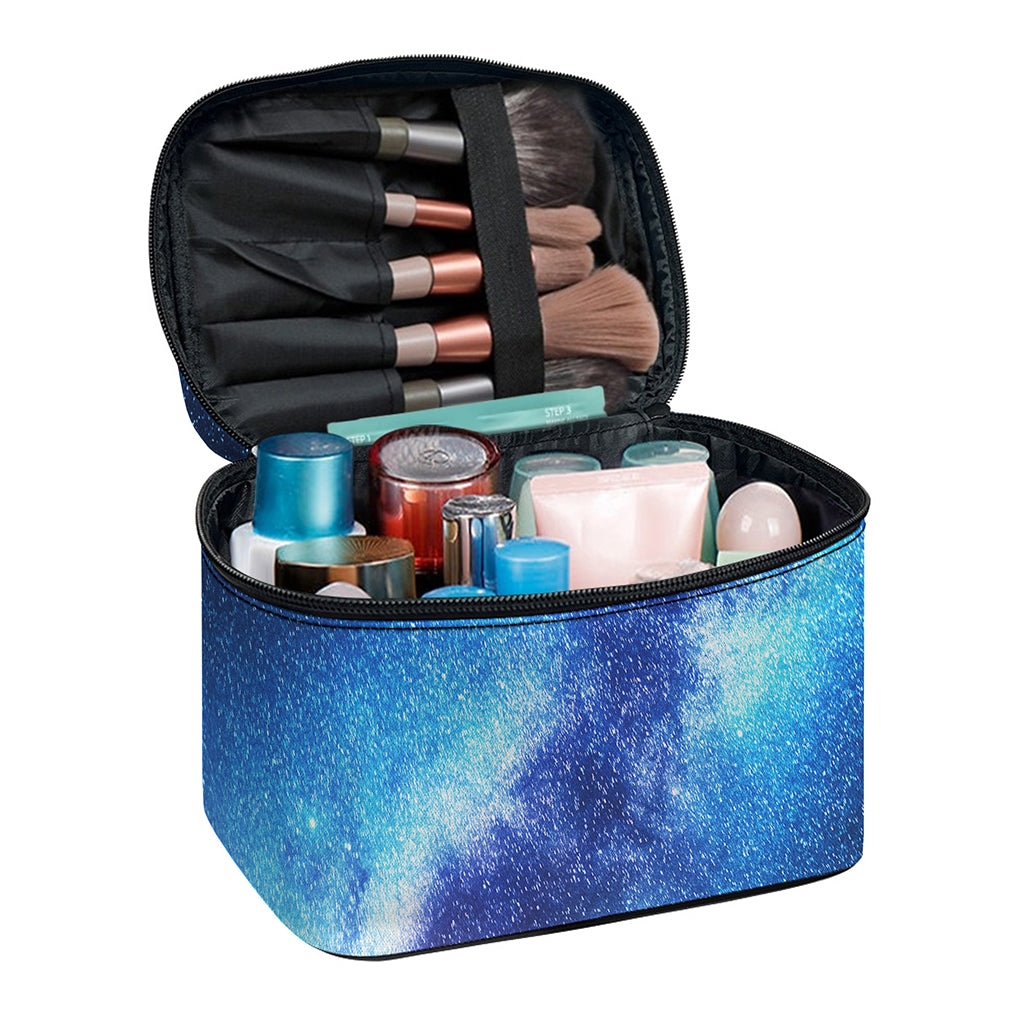 Night Sky Milky Way Print Travel Makeup Bag